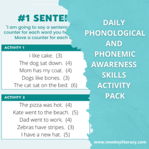 Daily  Phonological and  Phonemic Awareness  Skills Activity  Pack