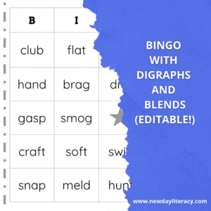 BINGO with Digraphs and Blends